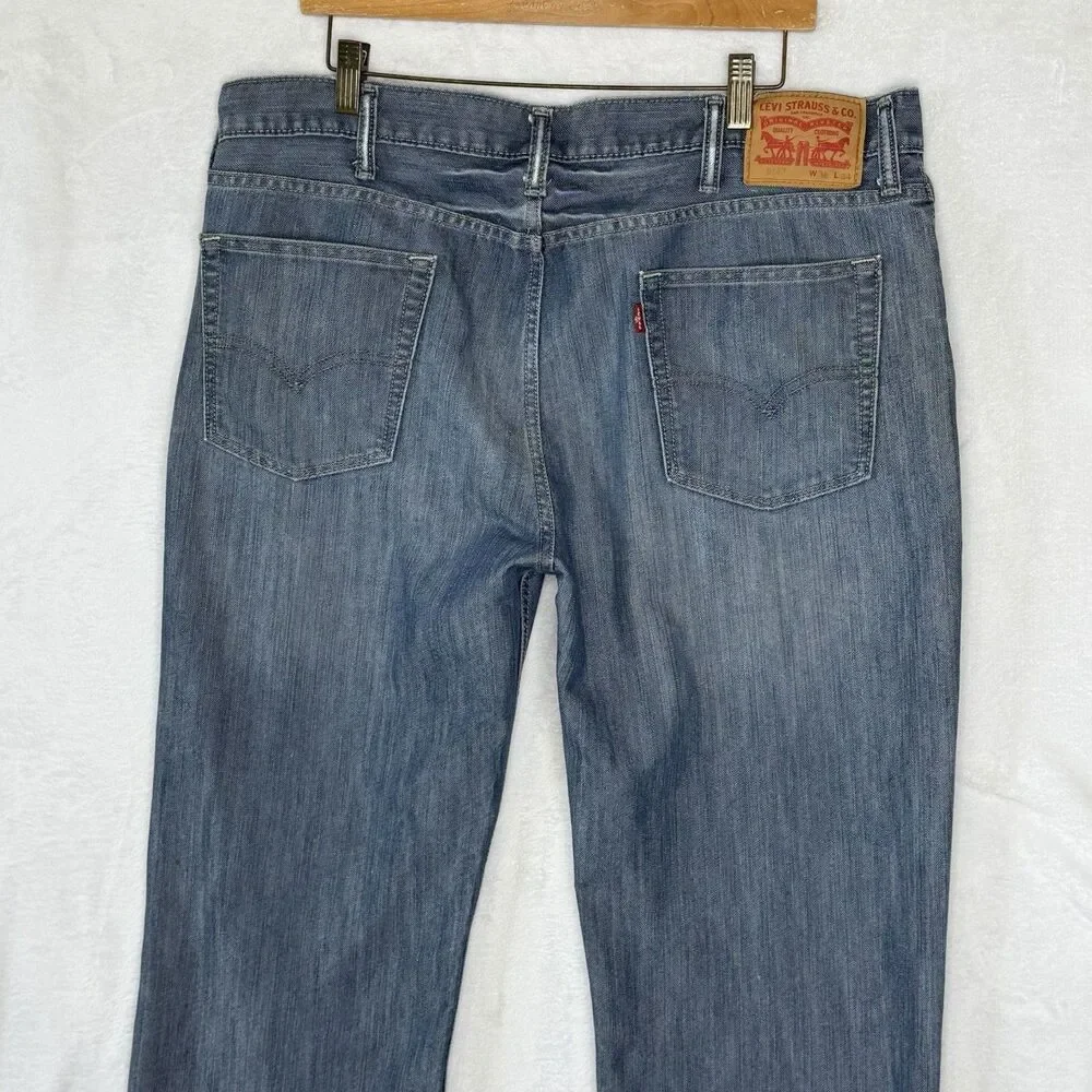 Men's Levi's 514 Straight Leg‎ Jeans Blue Jeans Size 38 x 33